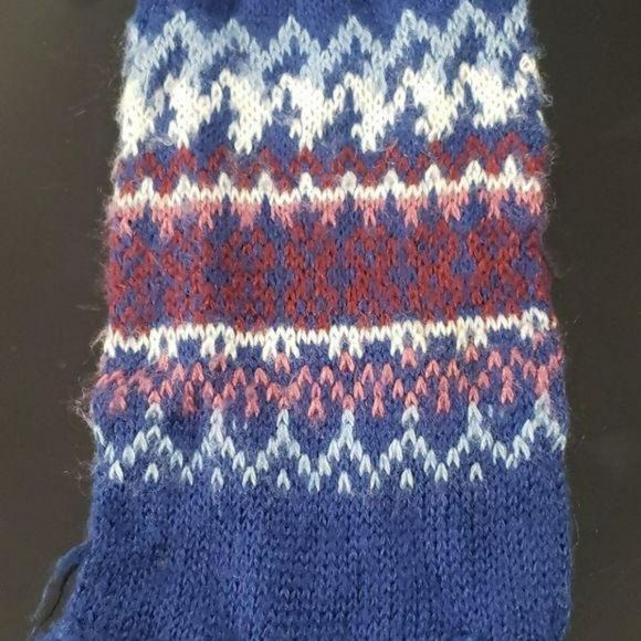 MERVYNS Vintage‎ acrylic Argyle Striped Scarf - Picture 3 of 9